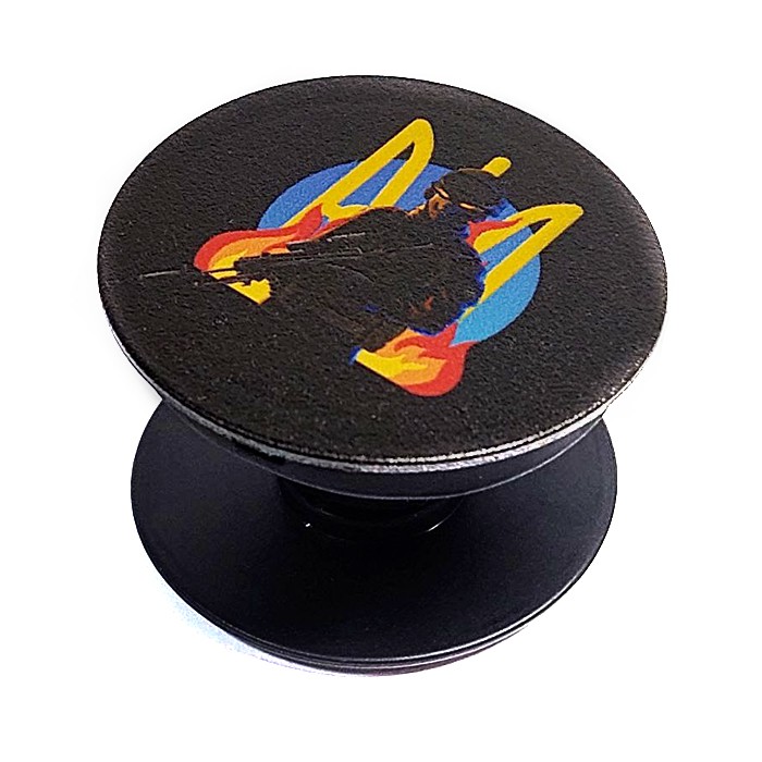 Попсокет Popsocket Print силует і вогонь-0
