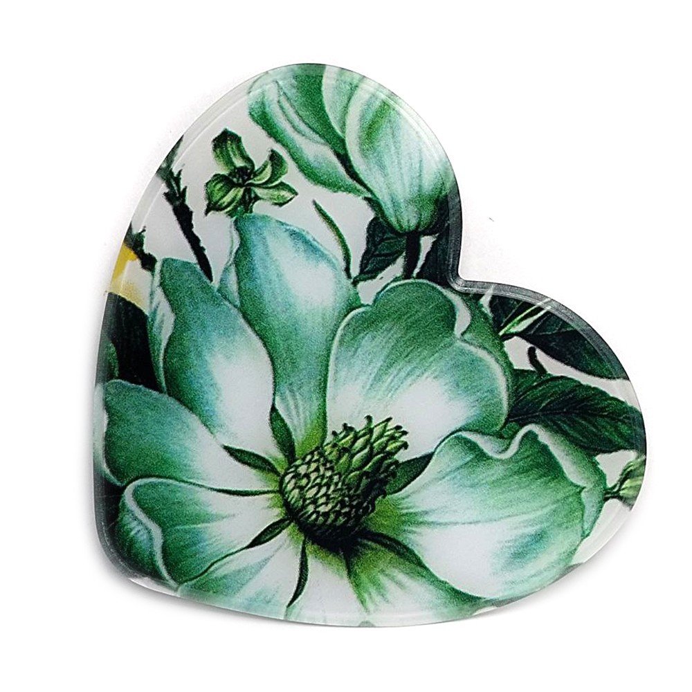 Popsocket heart (Квіти білі)-0
