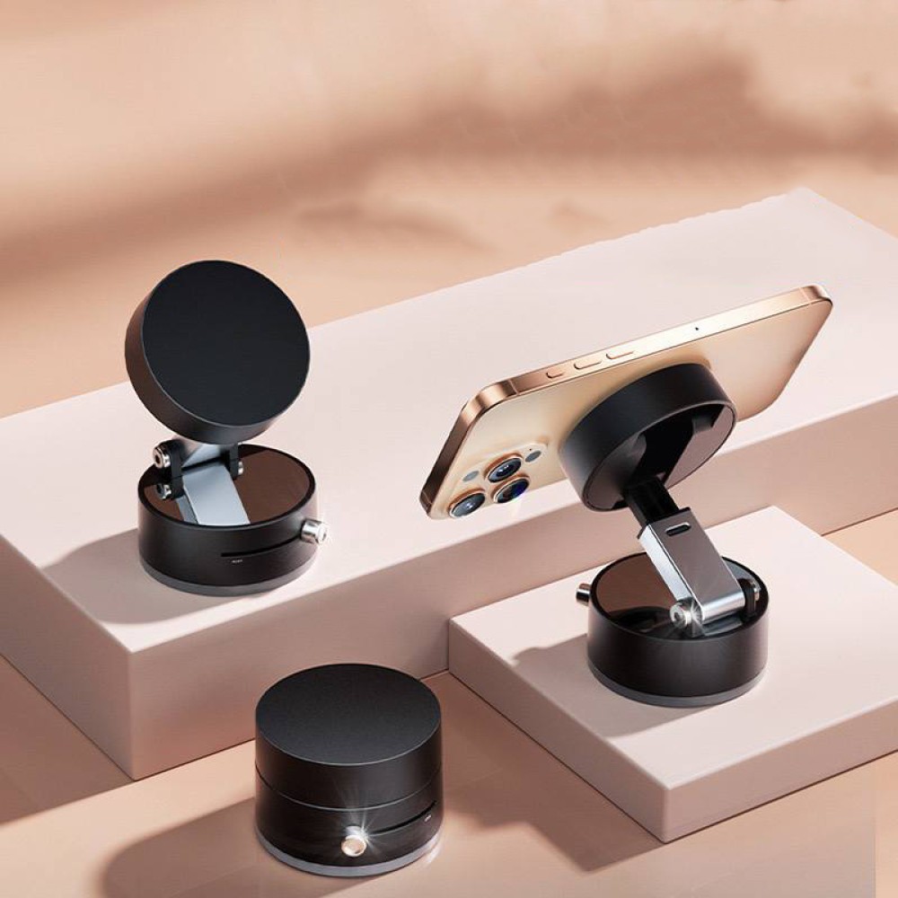 Holder Universal Magnetic S511 Вакуумний тримач для авто та побуту (Чорний)-1