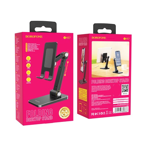 Підставка BOROFONE BH57 Exclusive desktop stand Black-0