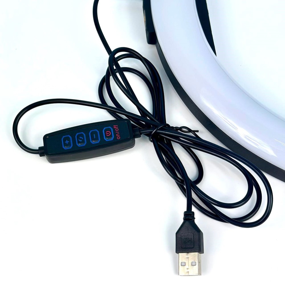 Кільцева світлодіодна Led Лампа 30см LJJ-30 12" із затискачем для телефону-1