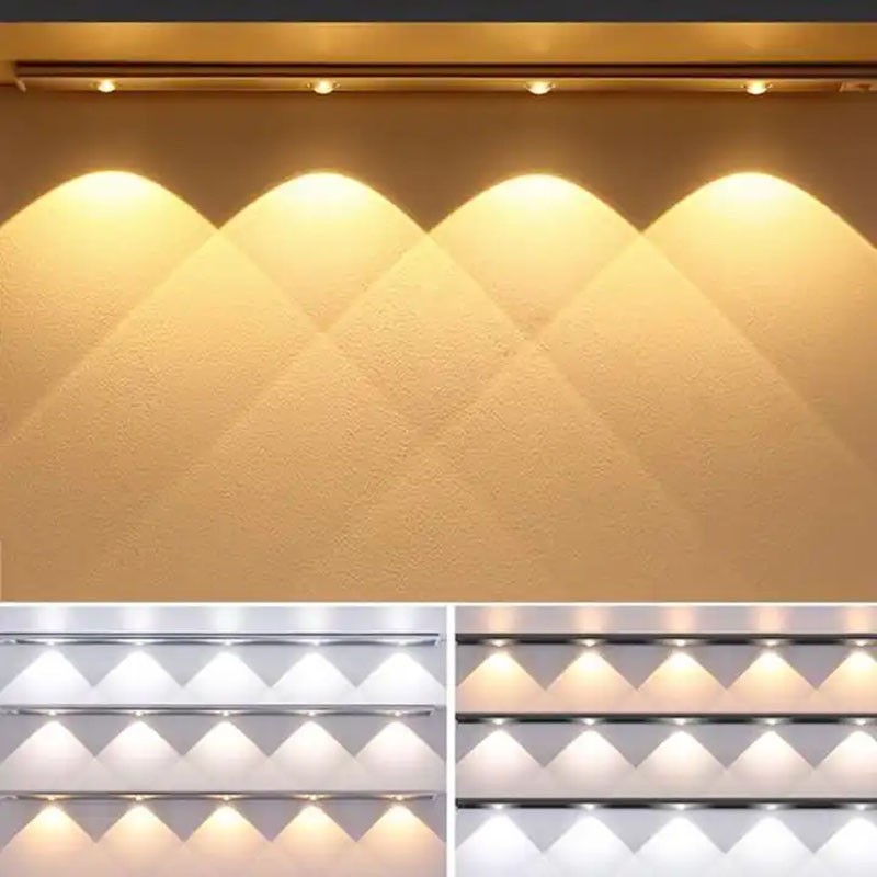 Сенсорний світильник LED з датчиком руху MZ-L1602 (40*10*300mm) (Black)-1