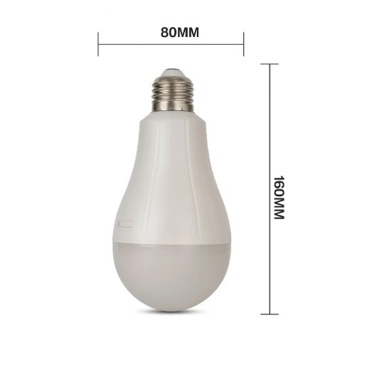 LED Лампа OKGO FA-2920 з акумулятором  (E27/20W/3W от АКБ/2*18650/up4 Hours/6800K/CC500mA)-1
