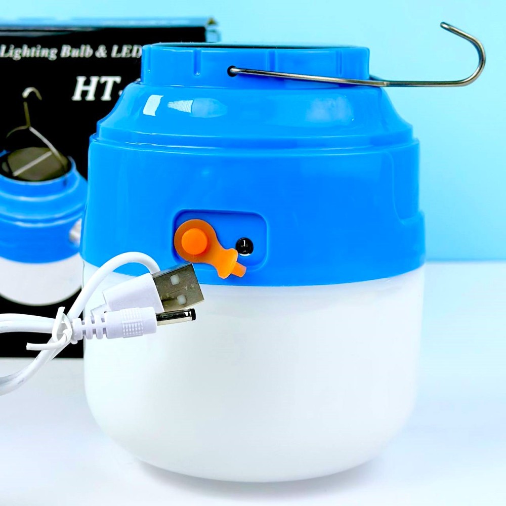 Лампа для кемпінгу HT-138B 50W 2400 mAh + Solar-1