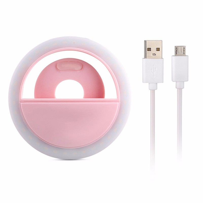 Selfie Ring Light, рожеве-2