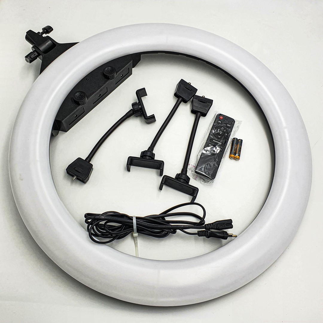 LED Лампа кільцева F488 (55 cм)+штатив у подарунок-1