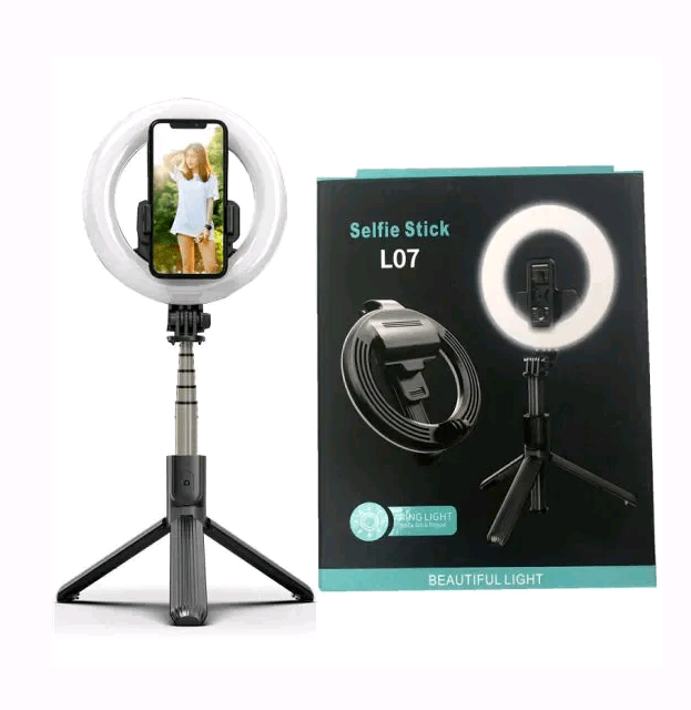 Led Лампа L07 на штативі з пультом Bluetooth-0