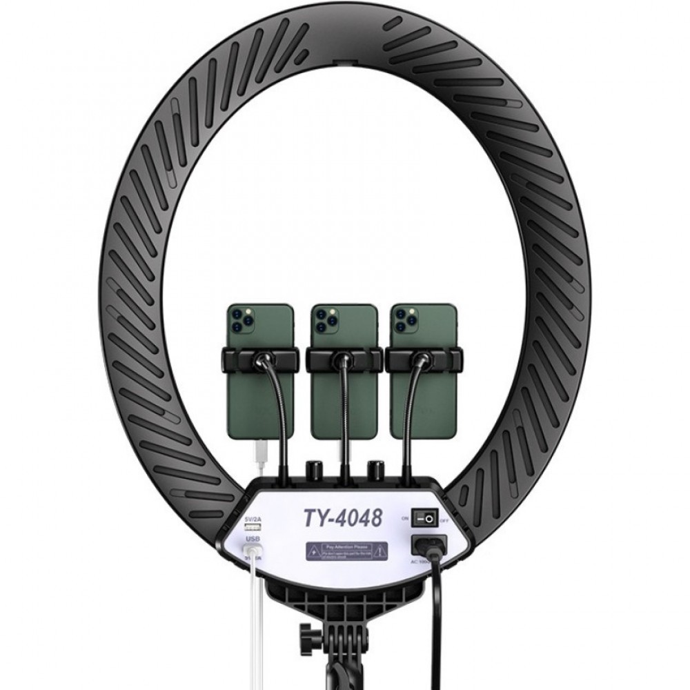 Led Лампа 48 см TY-4048 з потрійним зажимом, пультом та чохлом-1