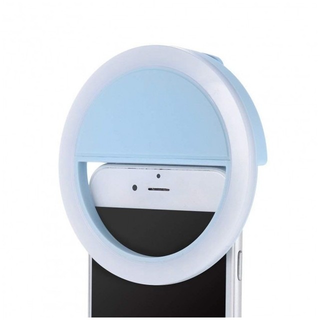 Selfie Ring Light, блакитне-1