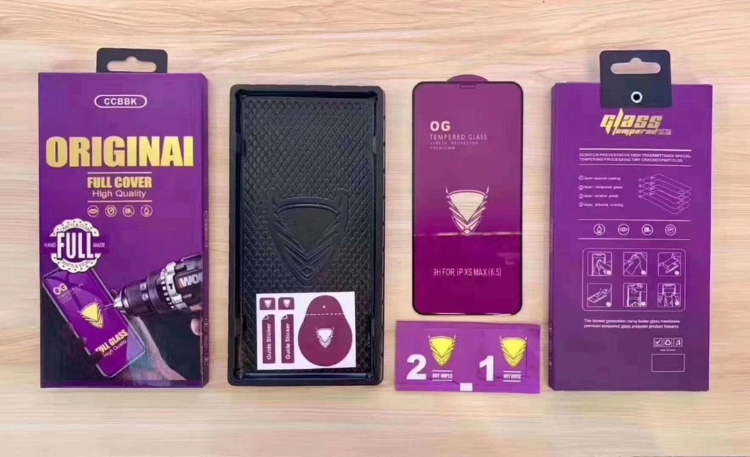 Захисне скло CCBBK для Xiaomi Redmi 6/6A з чорною рамкою в упаковці-1