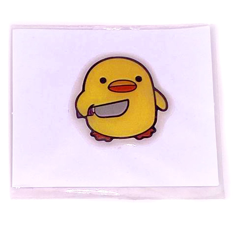 3D Sticker (25 - Dangerous duck)-0
