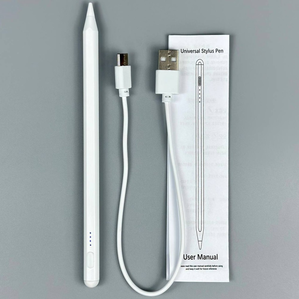 Стилус 503M Universal Pen Magnetic (1.5mm Fine tip) (Білий)-1