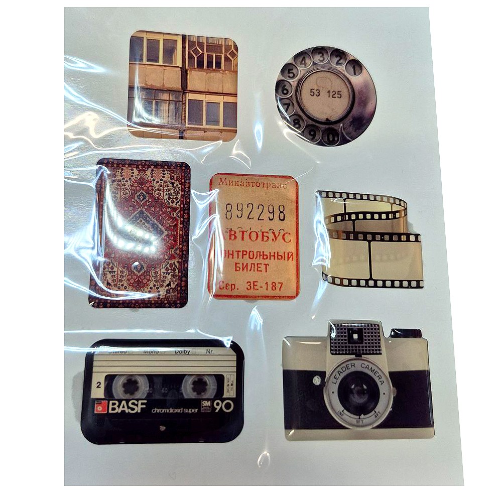 3D Sticker Pack (16 - Retro)-0