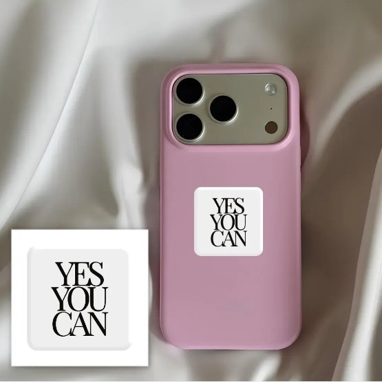 3D-стікер "Yes you can"-0