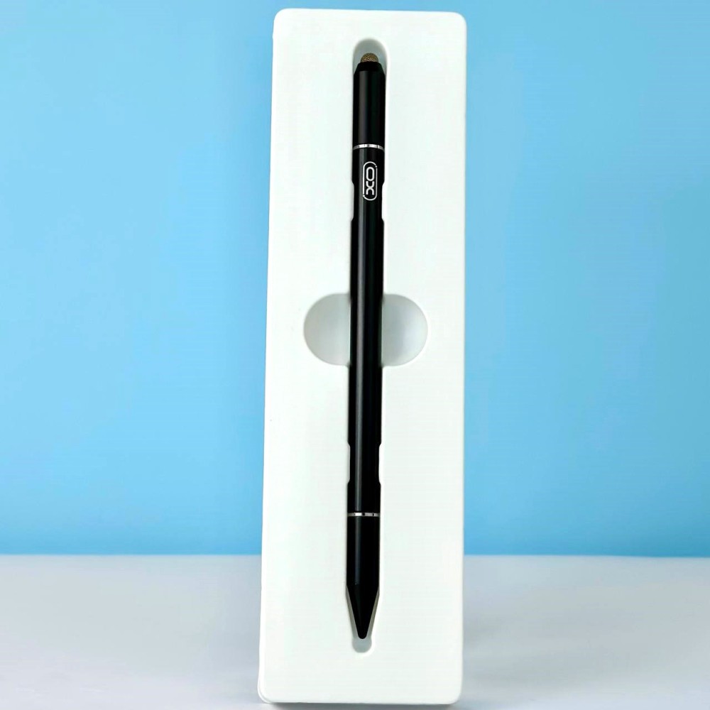 Стилус XO ST-07 Universa 3 in 1 touch-sensitive (Чорний)-1