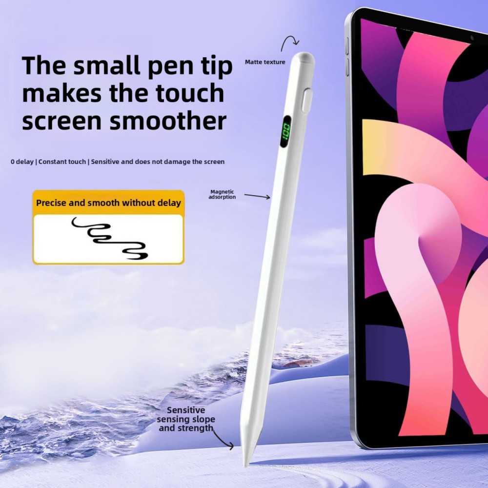 Стілус 2268A Universal Pen Magnetic для сенсорного екрану Android iOS Windows Рожевий-3