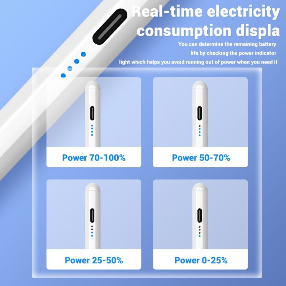 Стілус 2260 Universal Pen Magnetic для Android, Apple, Windows (Чорний)-3