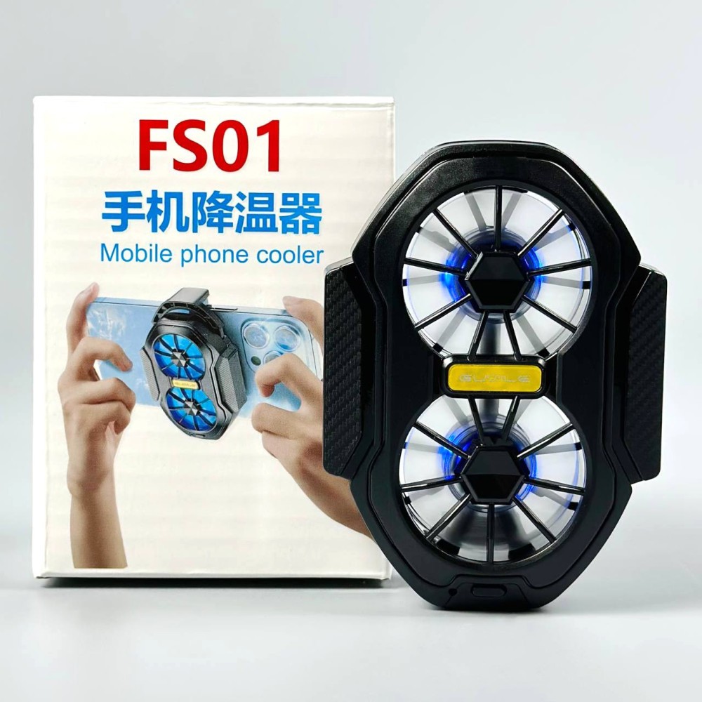 Охолоджувач для телефона FS01 з акумулятором (Чорний)-0