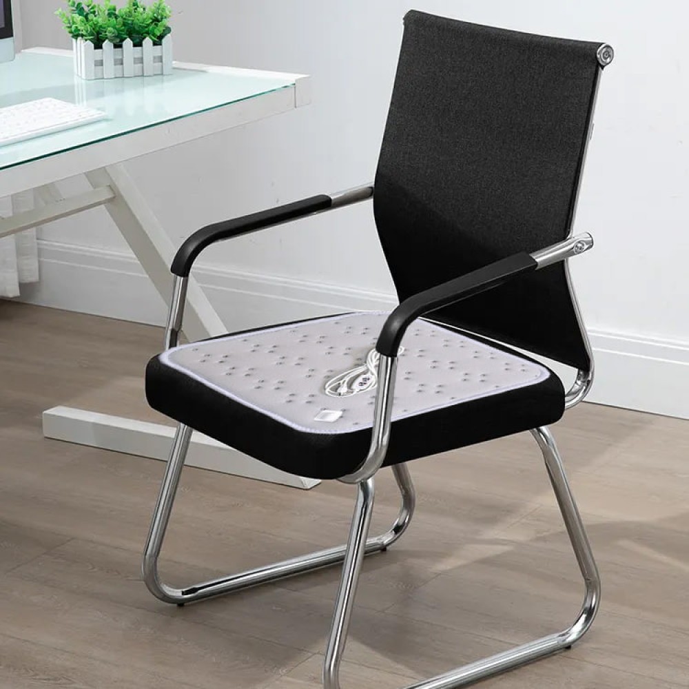 Електрогрілка-килимок (45*45 см) 3 режими від USB (Сірий)-0