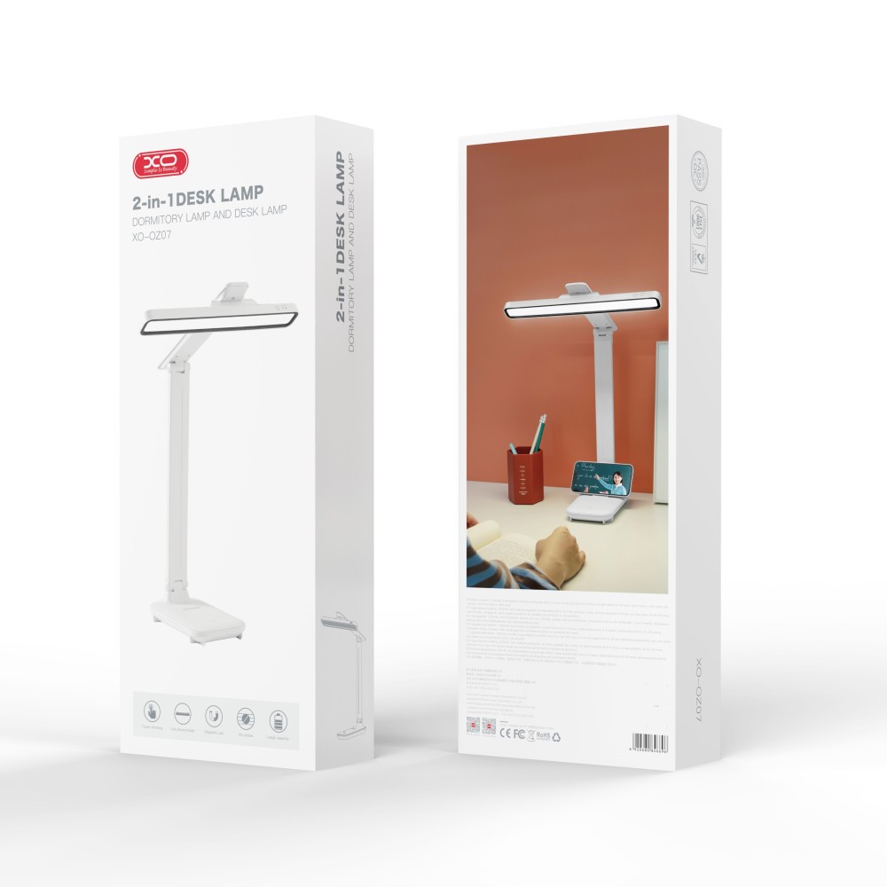 Настільна  лампа-підставка XO OZ07 1200mAh-0