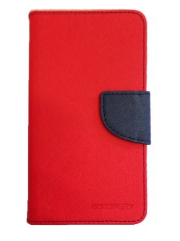 Книжка Goospery Fancy для Samsung J3 2017 J330  червона-0