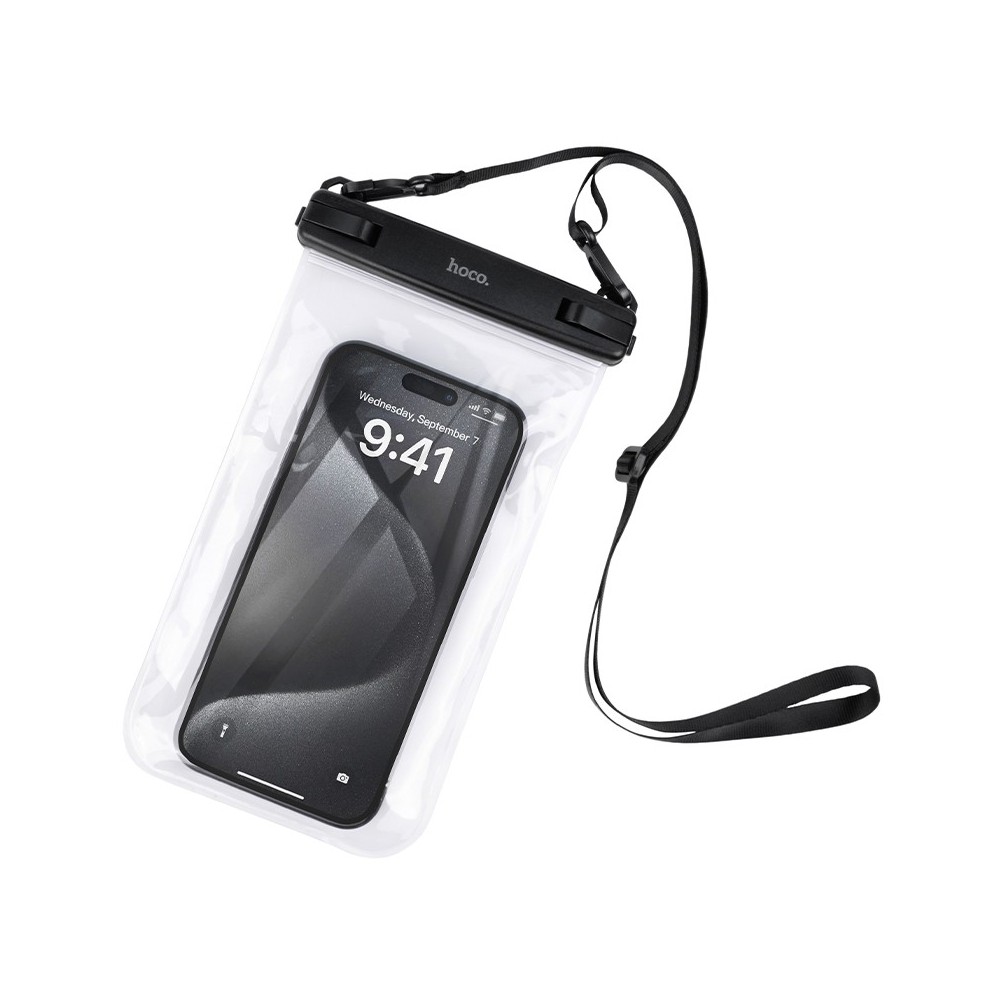 Чохол водонепроникний Hoco HX52 Transparent mobile phone waterproof bag Black-0