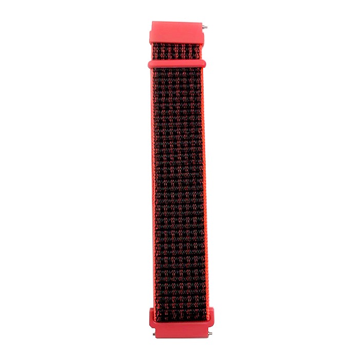 Ремінець Nylon для 22 mm (Pink-black)-0