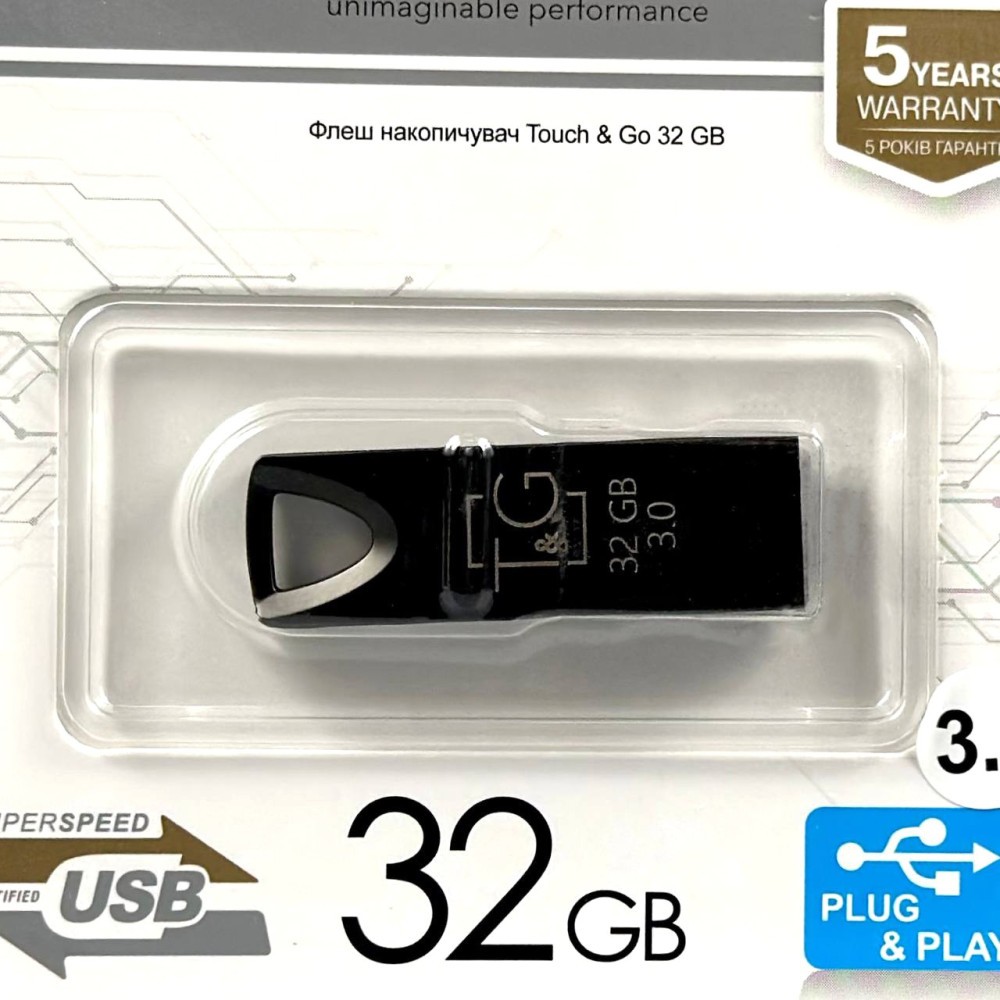USB флеш T&G 32Gb 3.0 Metal 117-0