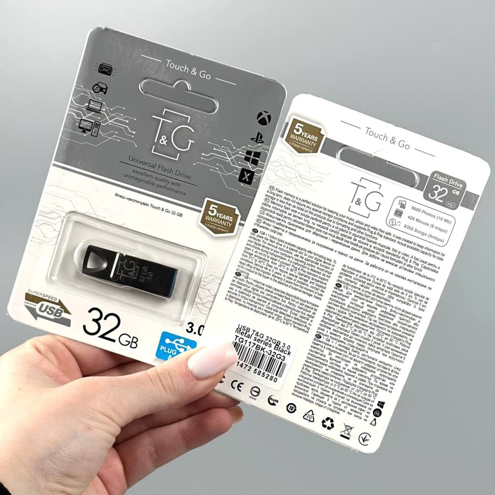 USB флеш T&G 32Gb 3.0 Metal 117-2