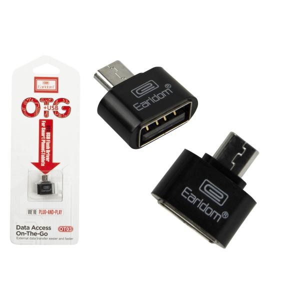 OTG перехідник micro (Чорний)-0