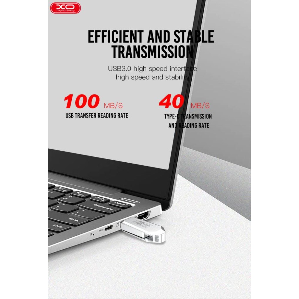 USB флеш XO U50 Type-C to USB 3.0 32GB-2