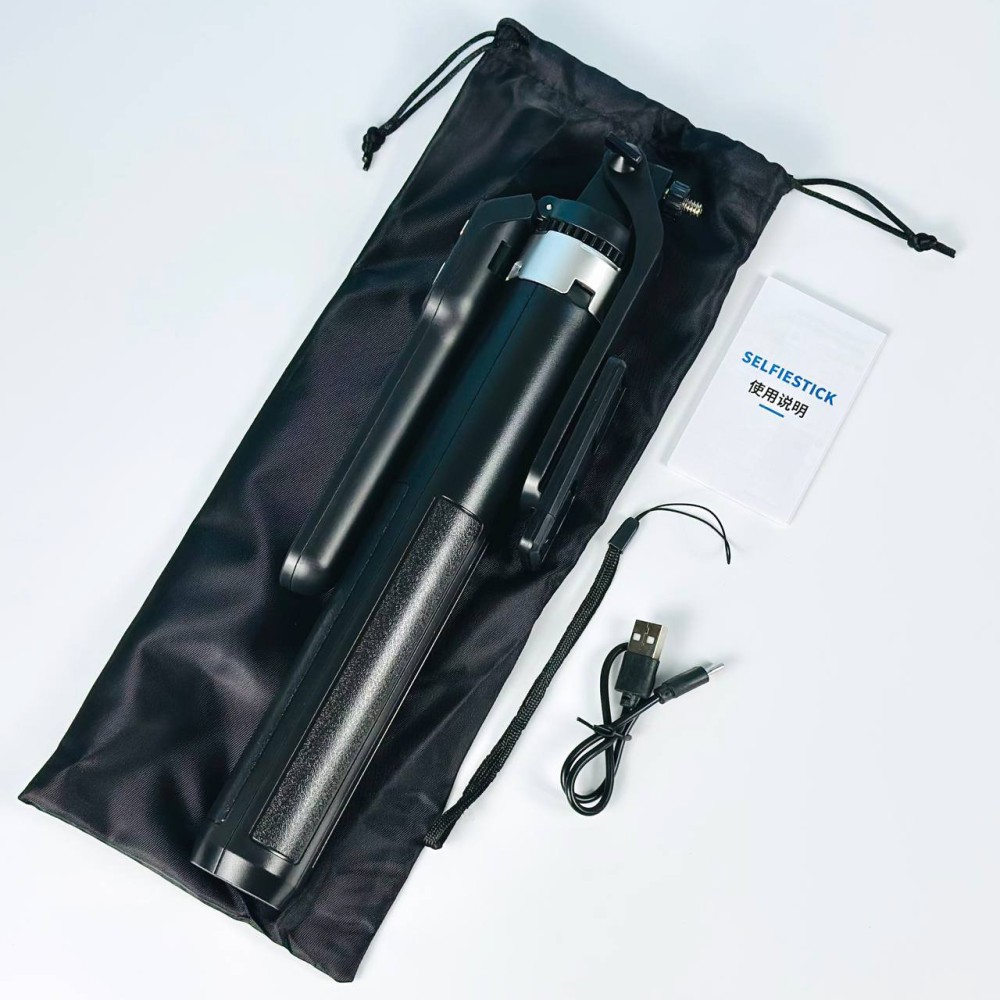 Монопод Трипод P180TK Stainless Steel на штативі 180cm Bluetooth (Чорний)-2