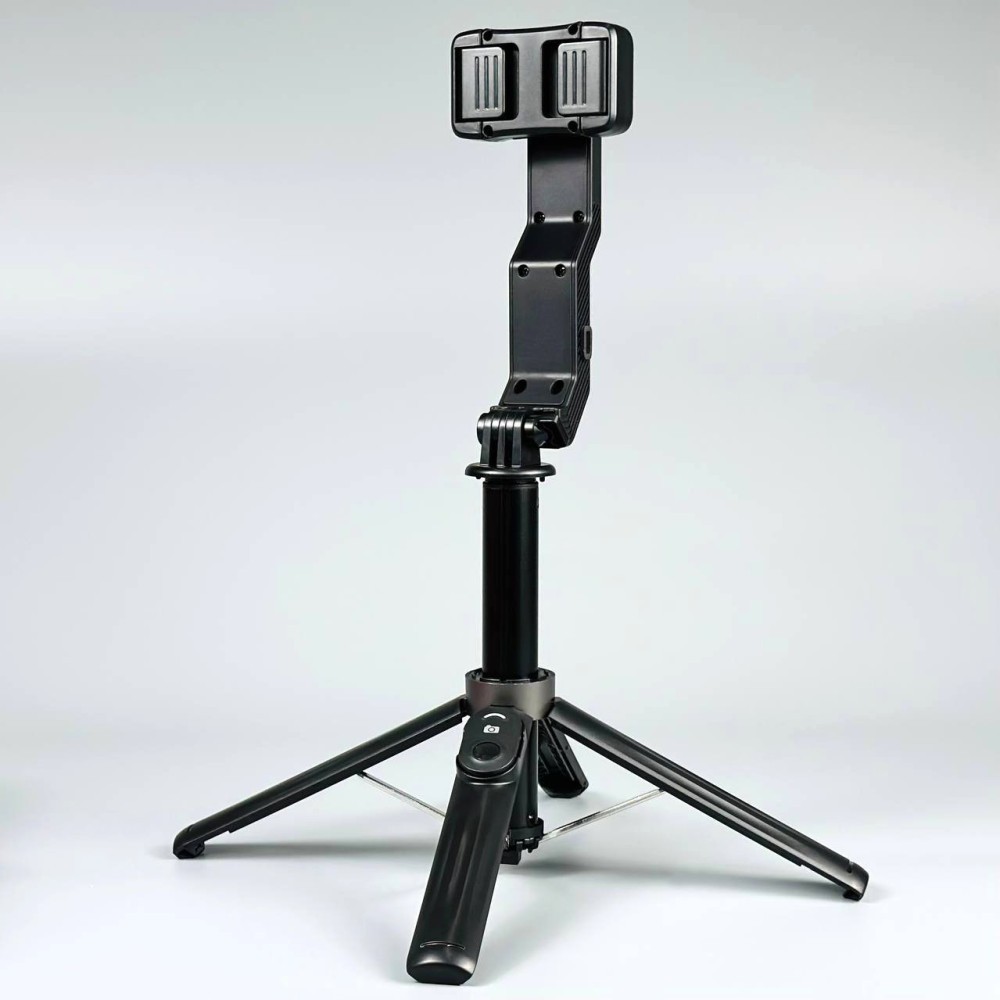 Монопод-стабілізатор Q31 Singe-Axis з підсвічуванням на штативі 101cm Bluetooth (Чорний)-2