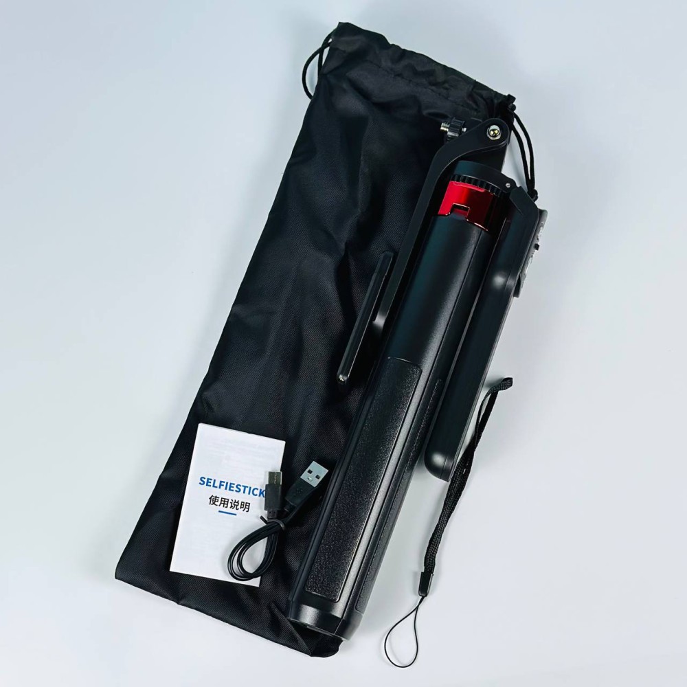 Монопод Трипод P185TK Aluminum на штативі 180cm Bluetooth (Чорний)-1
