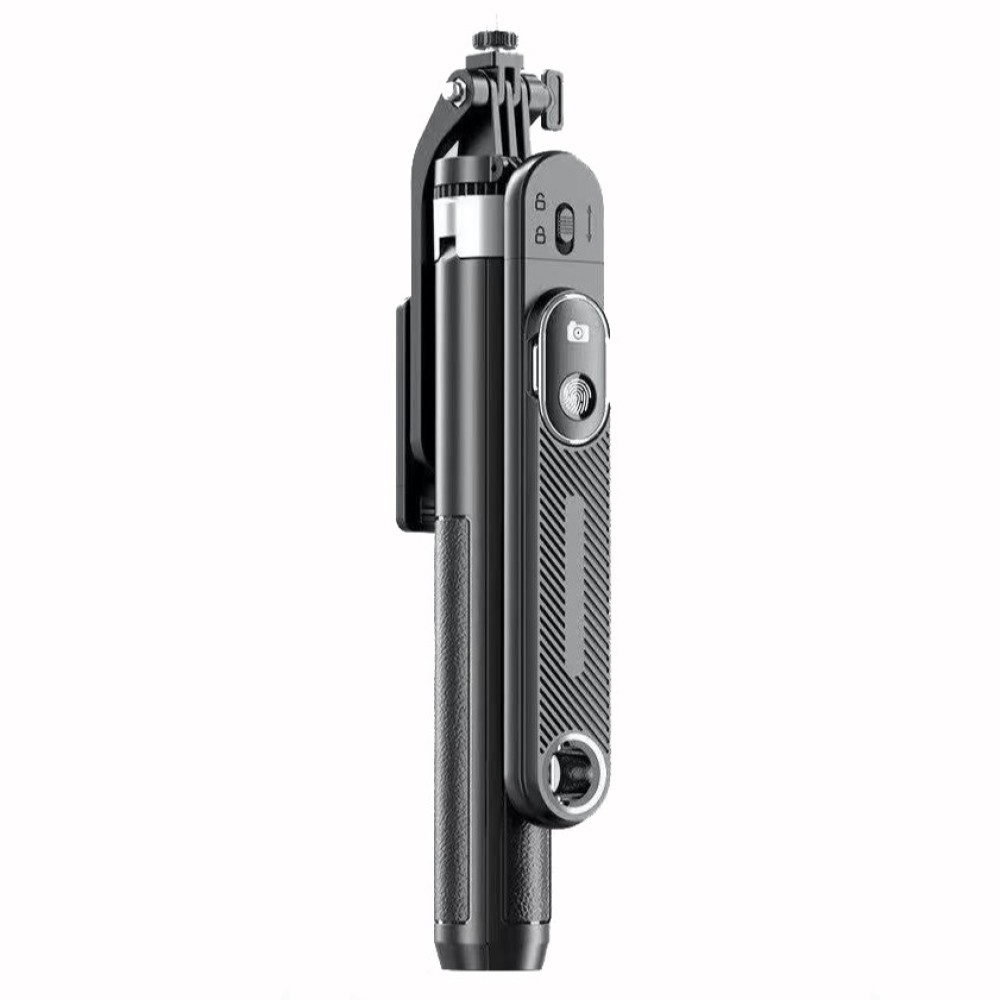 Монопод P510 Stainless Steel на штативі 1.8m Bluetooth (360° Rotating Pan Tilt) (Чорний)-1