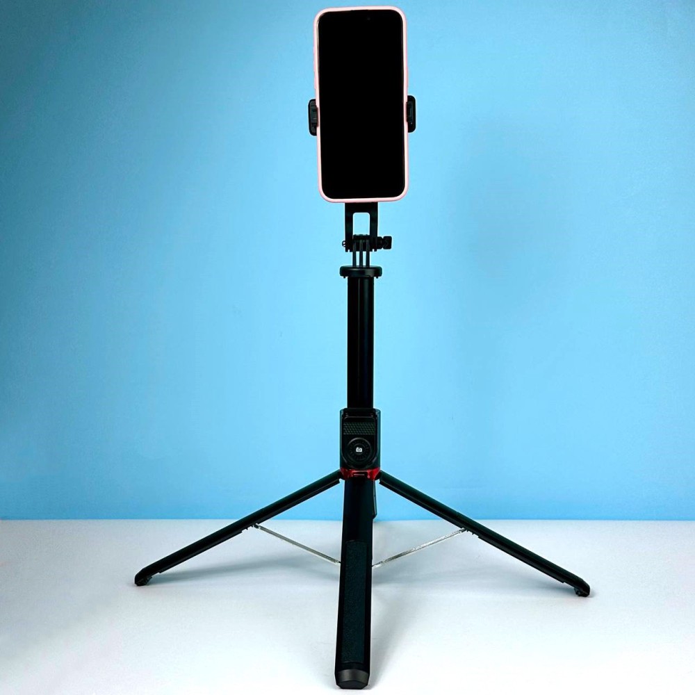 Монопод P225 Extended Version на штативі 2,2m Bluetooth (Чорний)-3