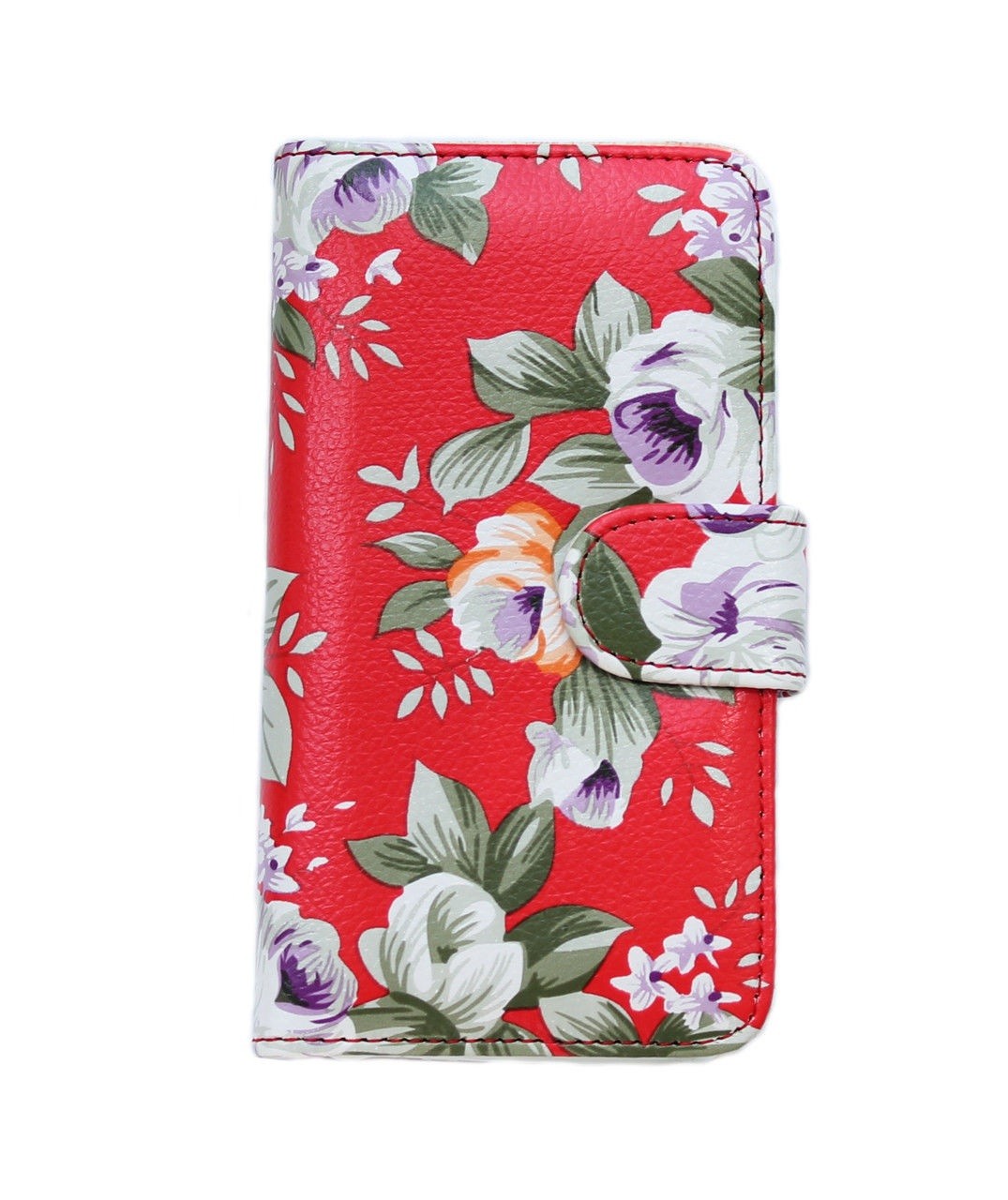 Книжка для Lenovo A328 Червоні квіти-0
