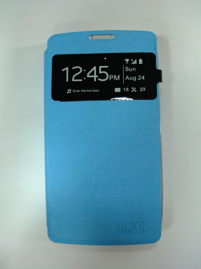 Книжка Ulike для Lenovo A2010 з вікном блакитна-0