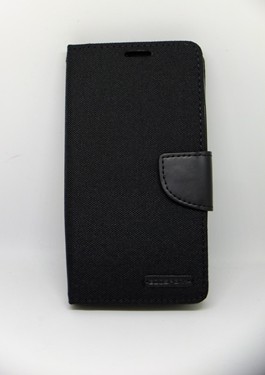 Книжка Goospery Canvas для Lenovo Vibe C (A2020) чорна-0