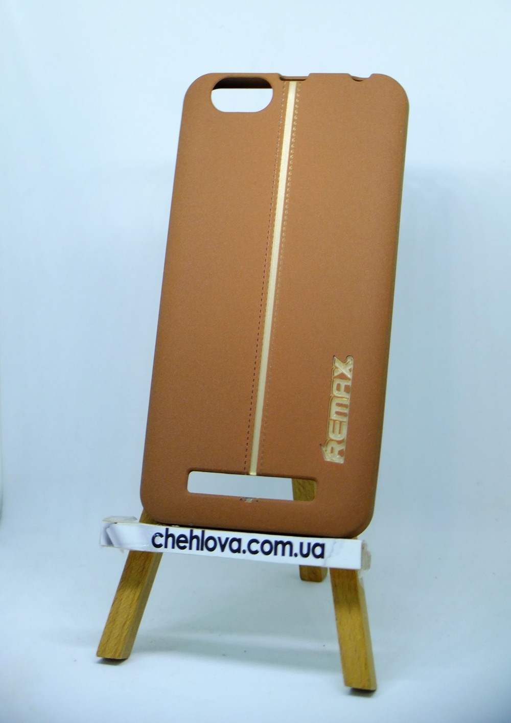 Накладка Remax замша смужка для Lenovo A2020 (Коричневий)-0