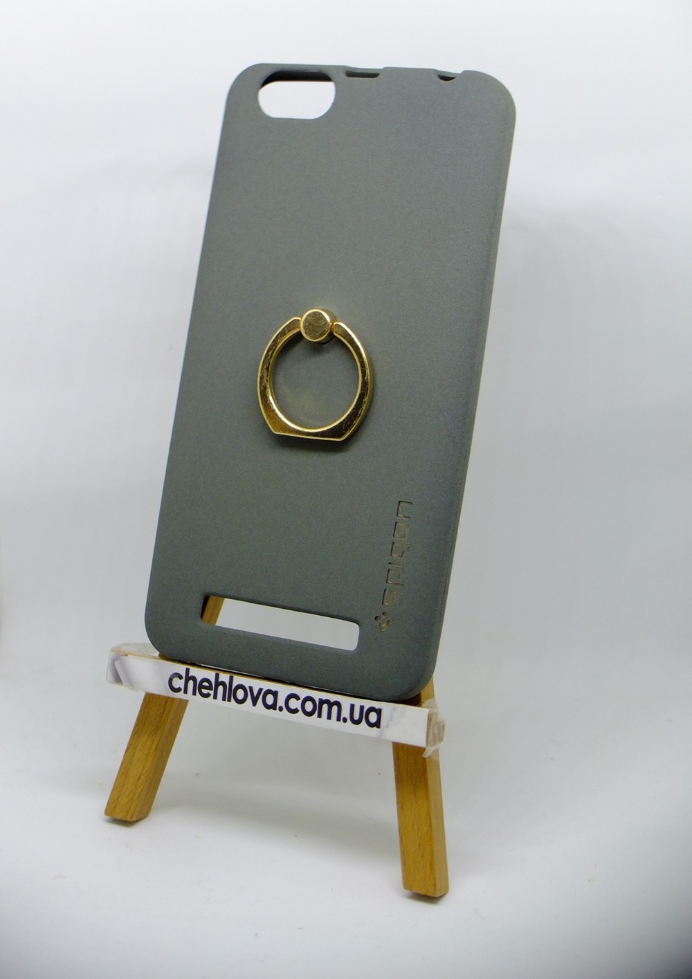 Накладка Spigen кільце для Lenovo A2020 (Сірий)-0