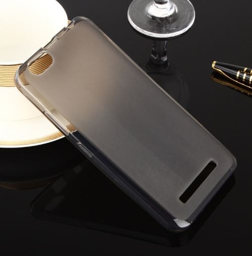 Чехол для Lenovo Vibe C (A2020) накладка серая (силикон)-0