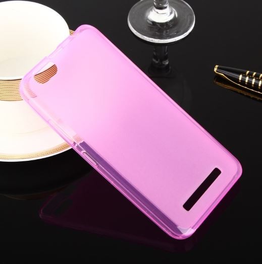 Накладка для Lenovo Vibe C (A2020) рожева (силікон)-0