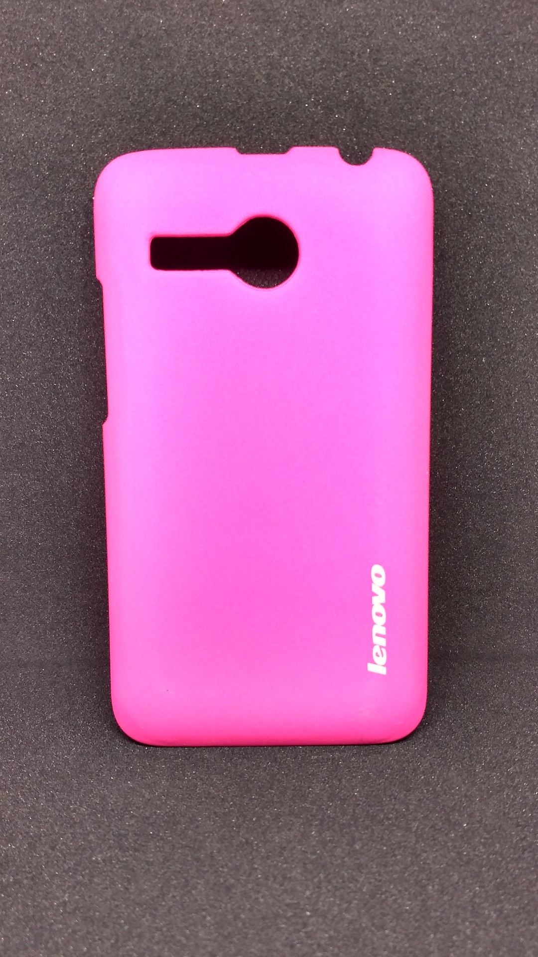 Накладка для Lenovo A316 Soft Touch (та матова плівка в комплекті) рожева-0