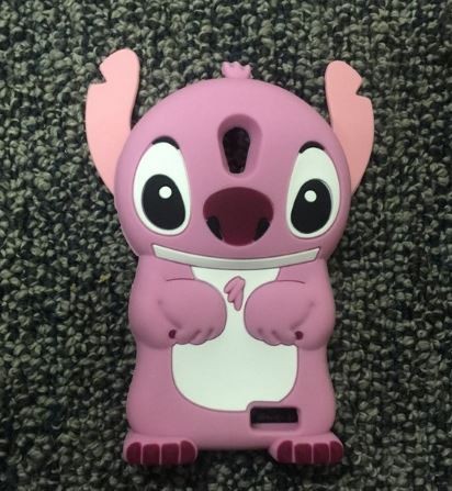 Накладка TOYS для Lenovo A319 Стіч рожевий-0