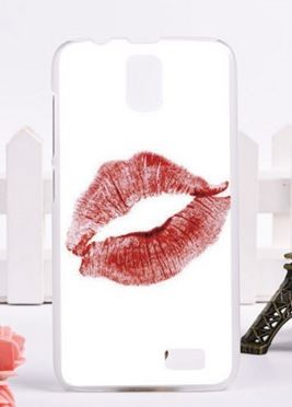 Накладка для Lenovo A328 "Вуста" (пластик)-0