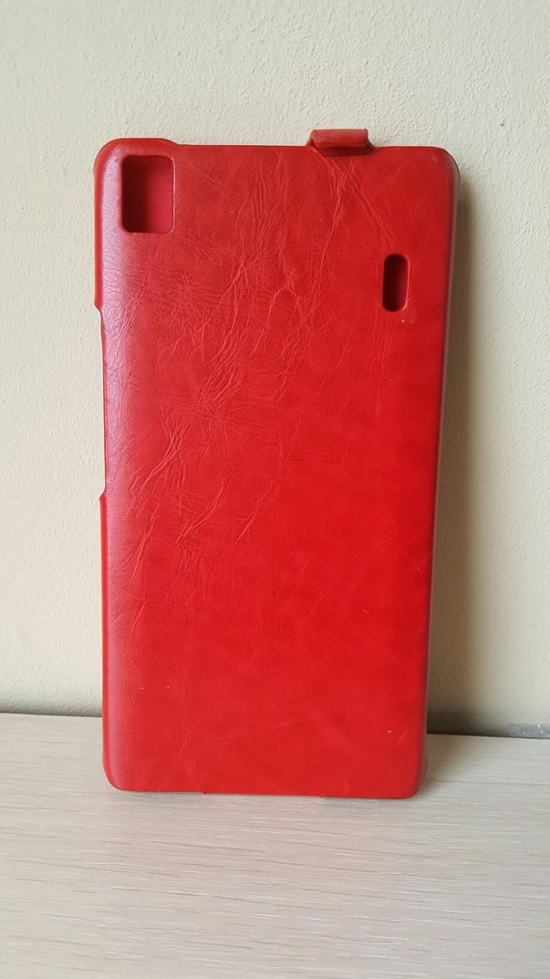 Фліп для Lenovo K3 Note A7000 червоний-1