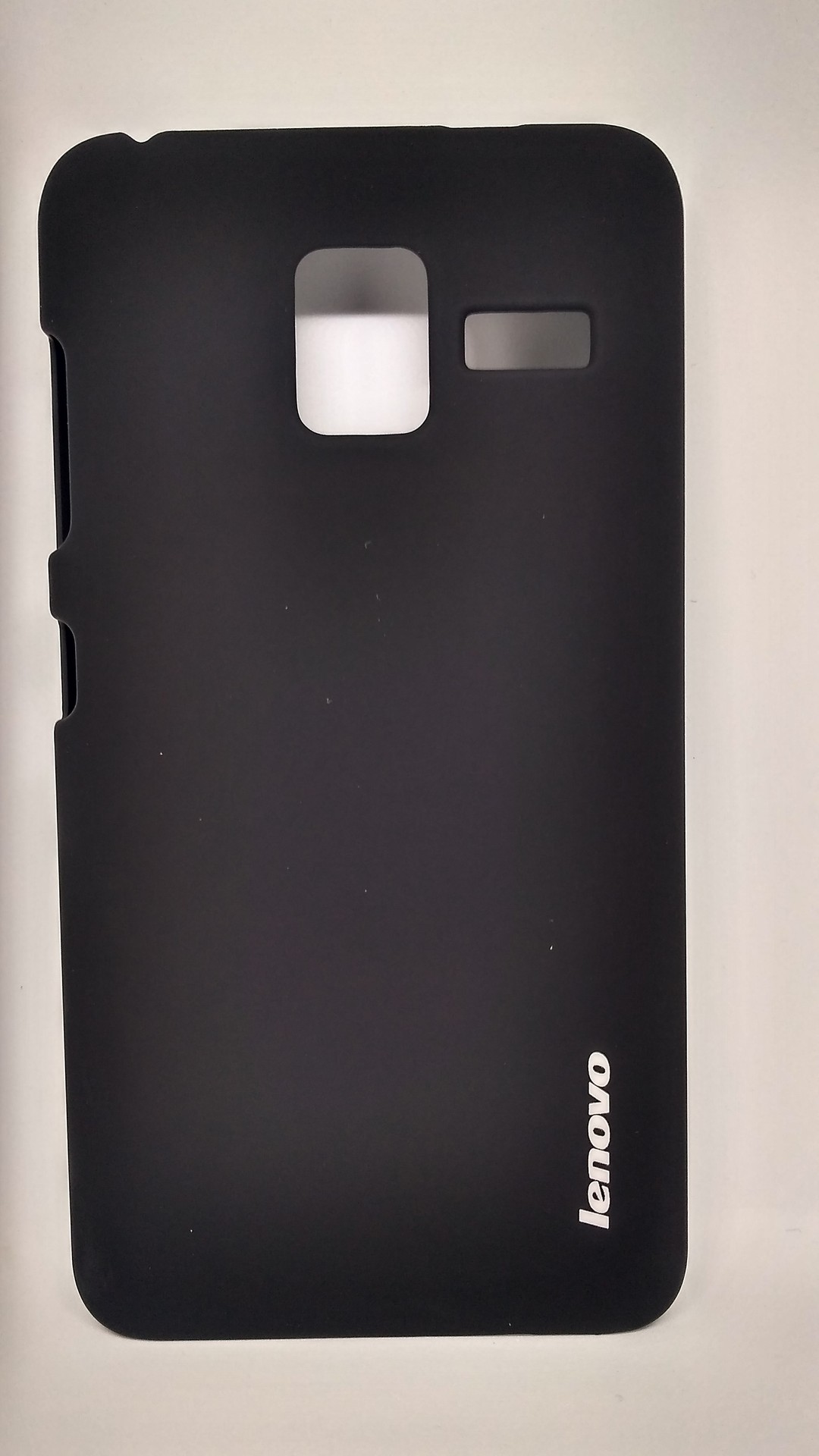 Накладка Soft Touch для Lenovo A850 plus  чорна + плівка-0