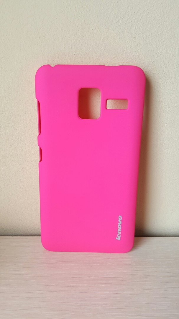 Накладка Soft Touch для Lenovo A850 plus  рожева + плівка-0