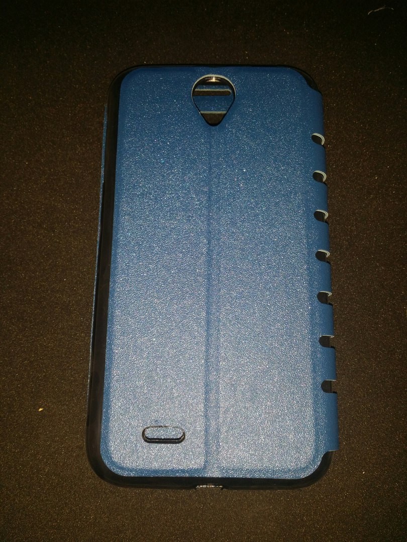 Книжка Imperium для Lenovo A850 з прихованим магнітом та вікном (блакитна)-1